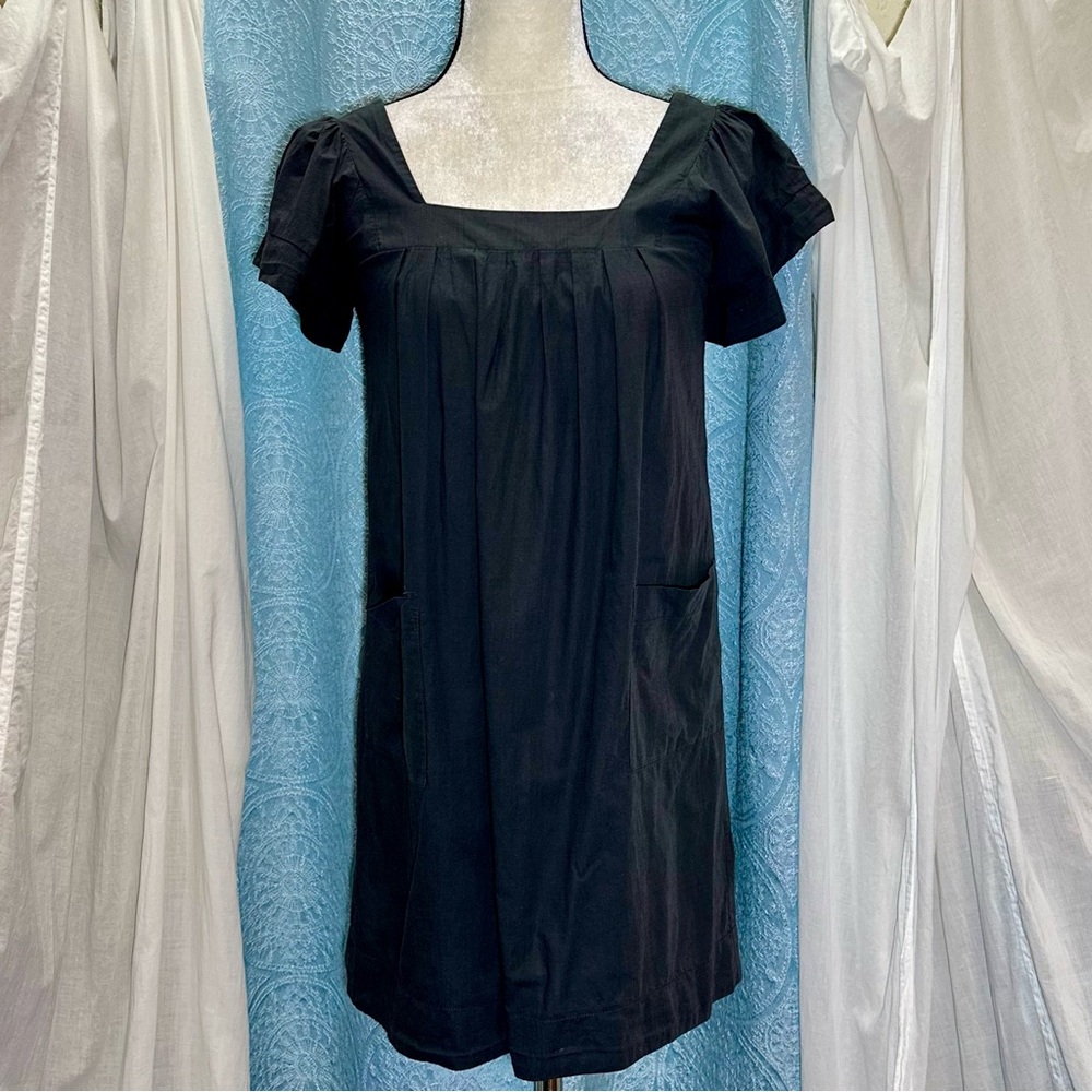 French Connection Puff Sleeve Shift Tunic Mini Dress Sz XS/S